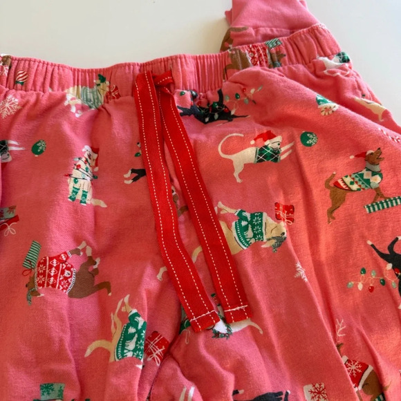 Old Navy- Women’s Pets-Dogs-Cats-Holiday-Pink-Christmas-Pajama Pants-Medium - Picture 3 of 12